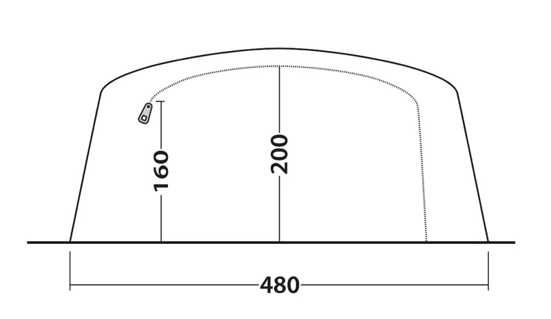 Outwell Sundale 7PA Inflatable Tent - 2022 Model-6